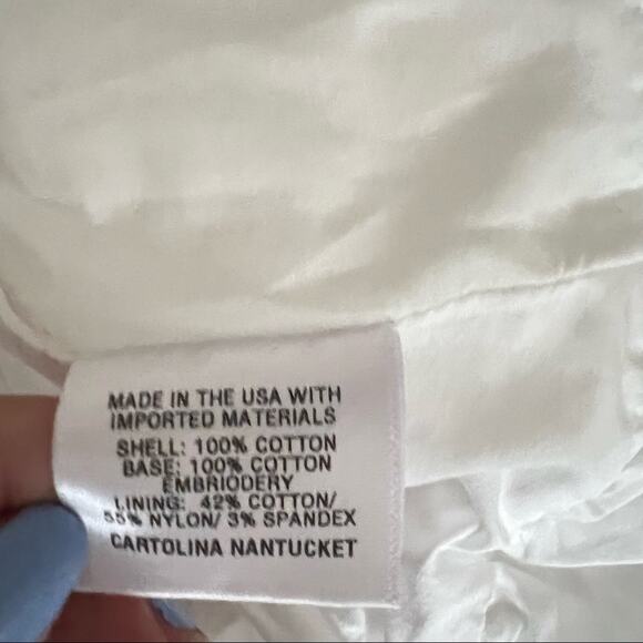 Carolina Nantucket White Eyelet Lace Skirt - Picture 7 of 8